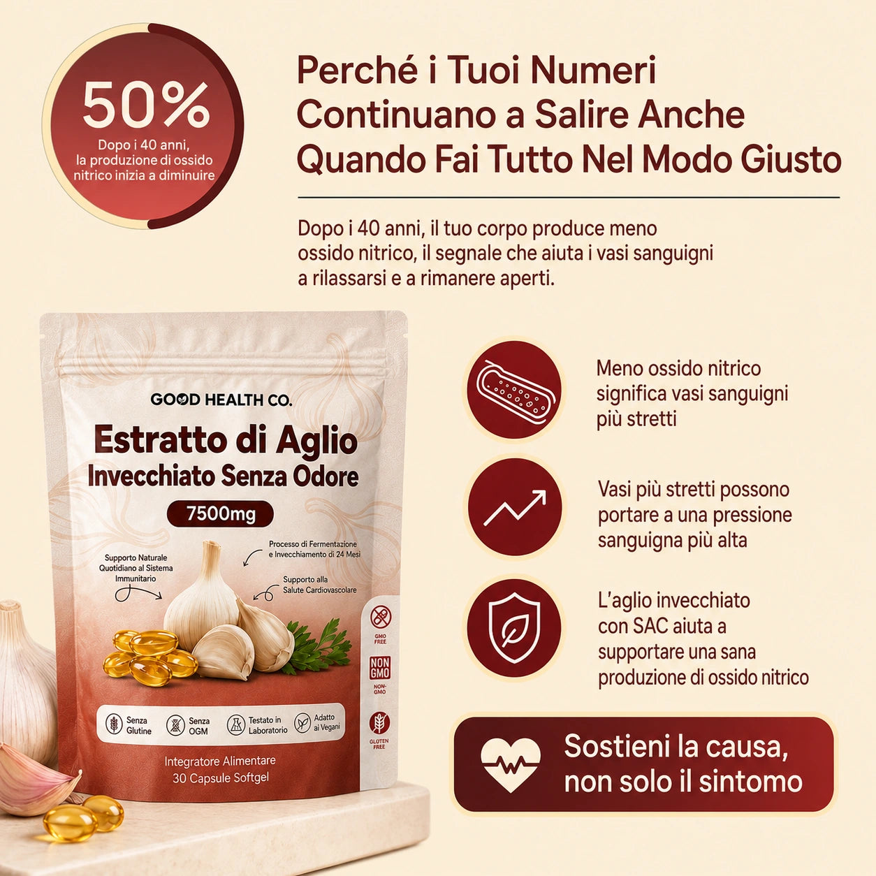 Estratto di Aglio Invecchiato — Ciò che i Tuoi Farmaci per la Pressione Non Sono Mai Stati Progettati per Risolvere
