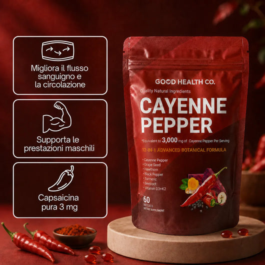 Good Health® Softgel di Pepe di Cayenna