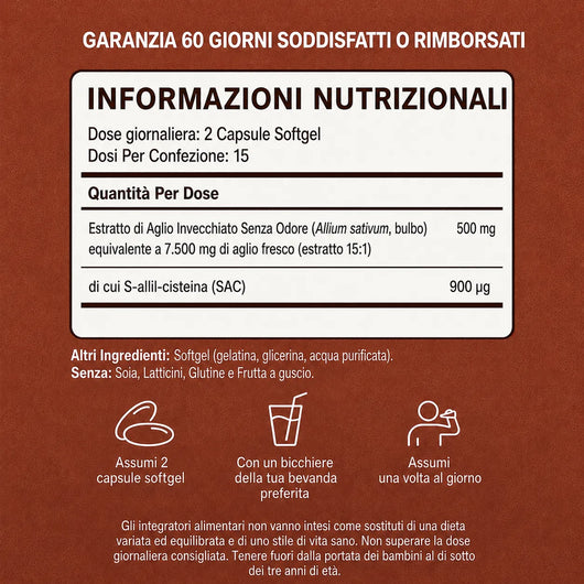 Good Health® Estratto di Aglio Invecchiato